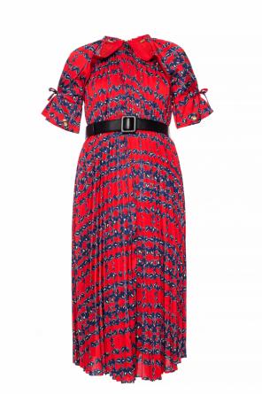 Cut-out pleated dress, zdjęcie 1 Cut-out pleated dress od Self Portrait